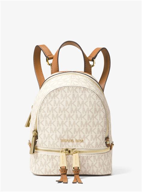 michael kors mini logo backpack|More.